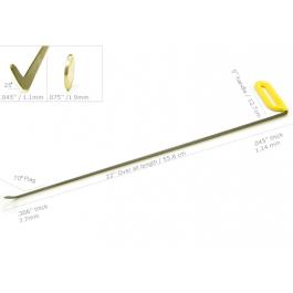 SL22 22" Shaved Tool Left - Euro Dent Tools