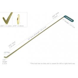SS32 32" Straight Shaved Tool - Euro Dent Tools