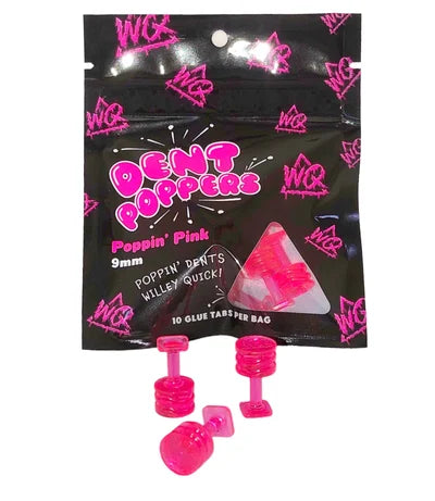 Willey Quick poppin pink glue tabs 9mm 10pc