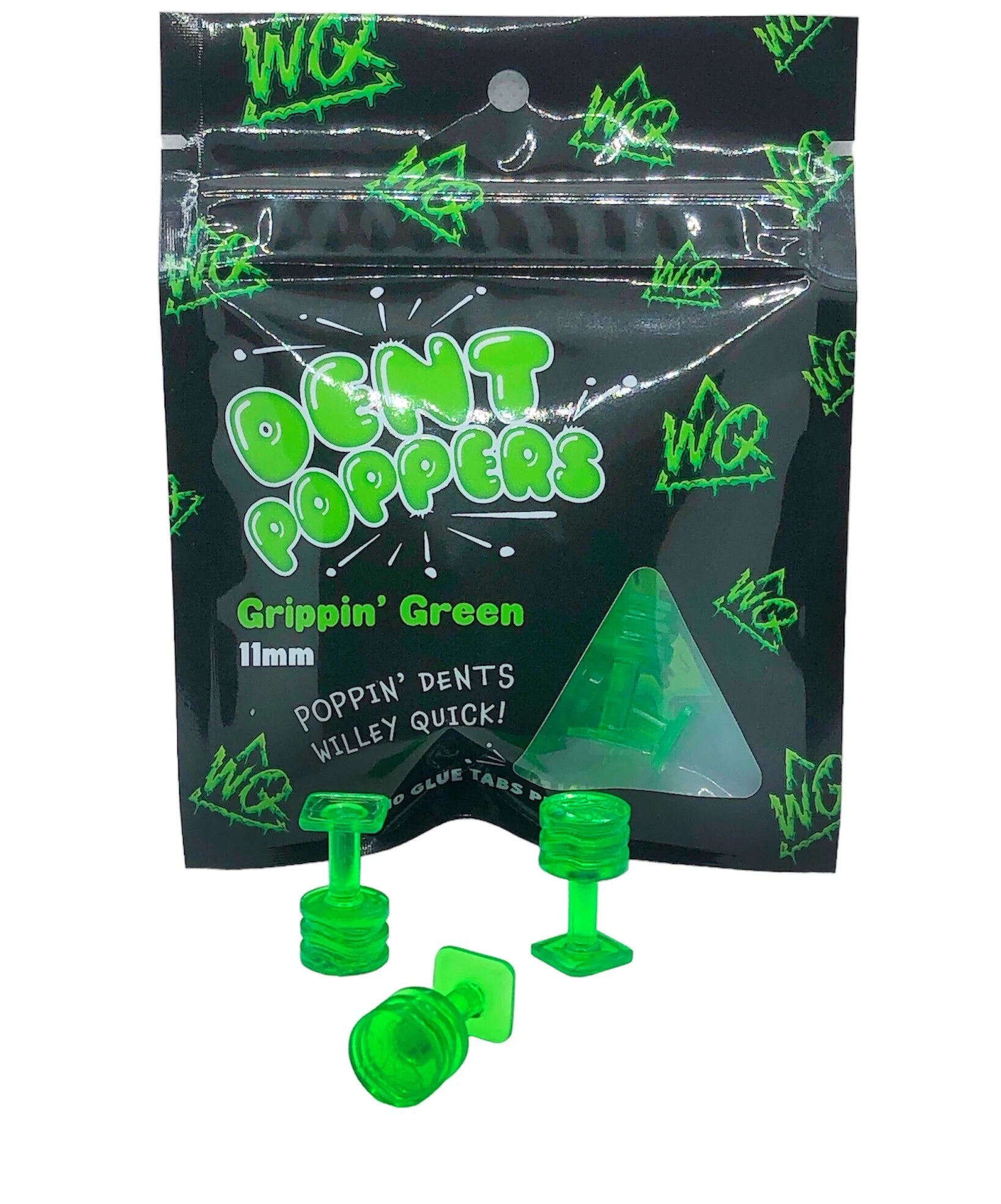 Willey Quick grippin green glue tabs 11mm 10pc