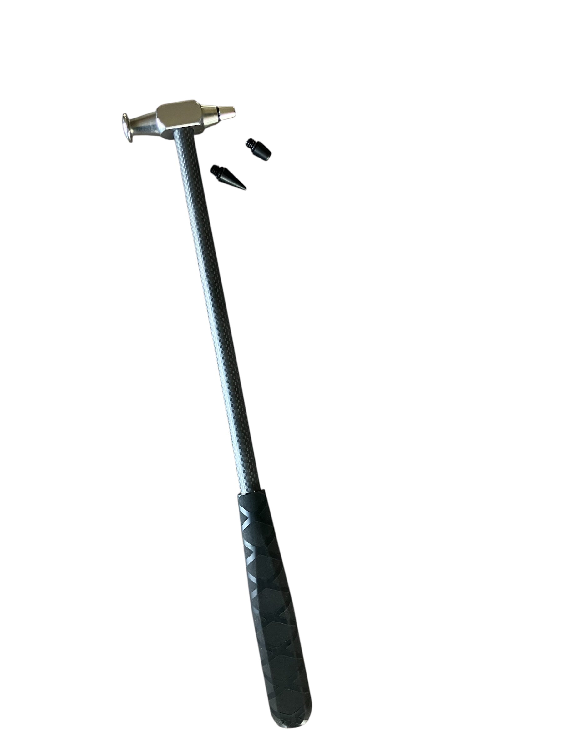 Hard steel hammer with 3 tips