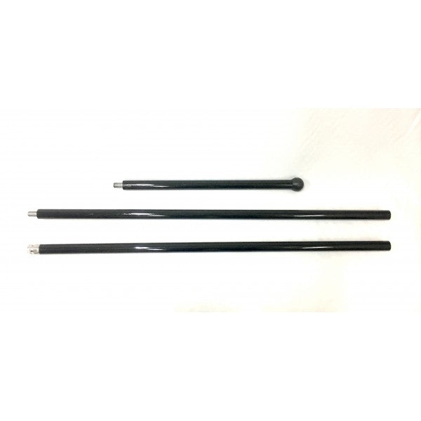 Carbon hailrod 3 pc 2,5 m max