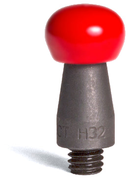 H32-R metal tip red vinyl cap - Euro Dent Tools