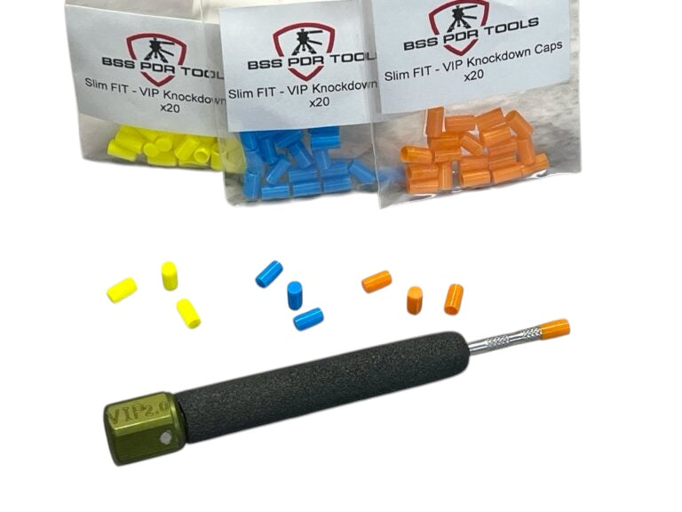 Slim fit caps for VIP knockdown