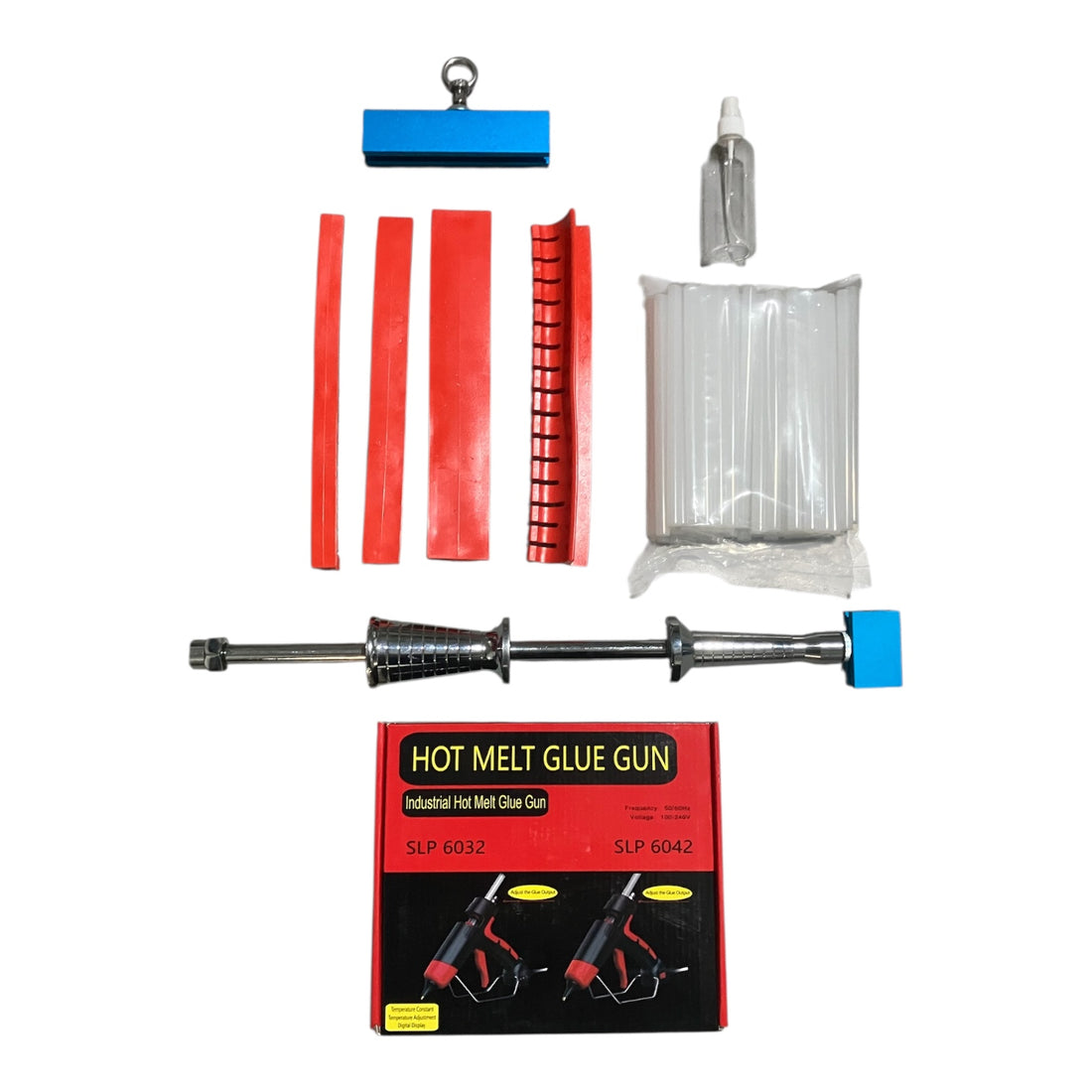 Glue pull set for bodyshops