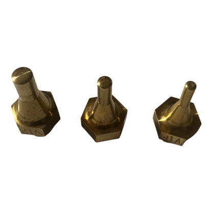 VIP brass tip set 3 pc