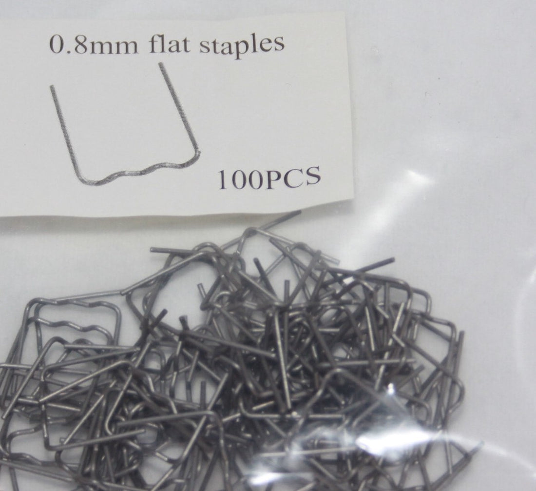 Staples for  hot Stapler 0.8 mm flat 100pc