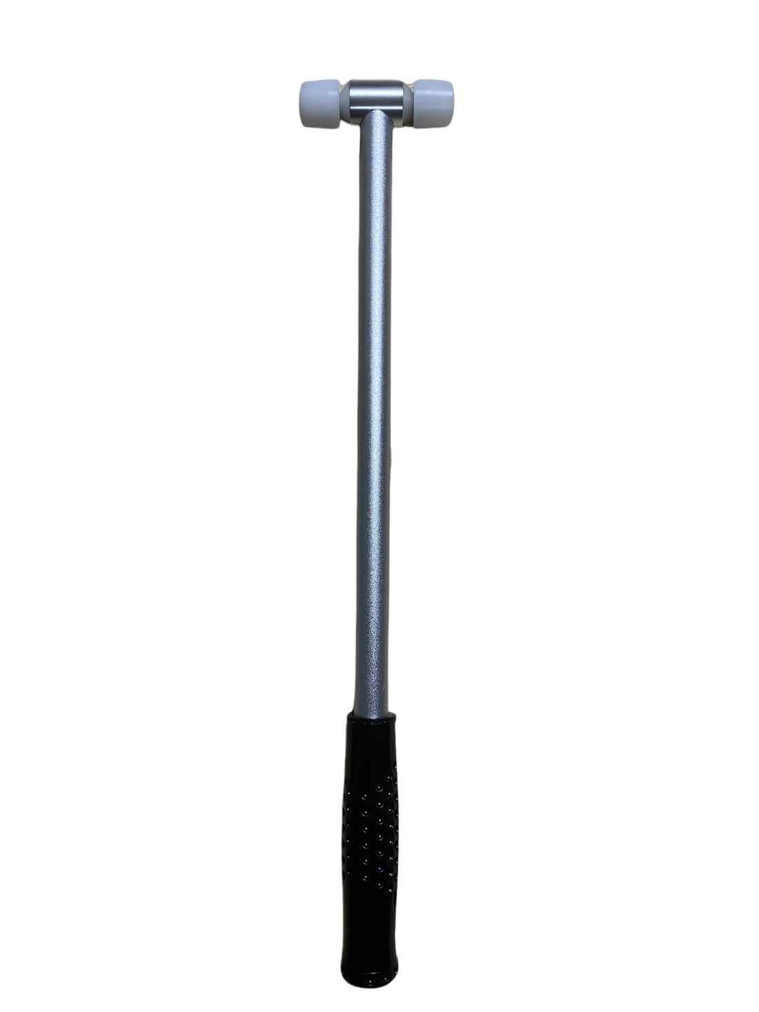 Aluminium hammer with hard plastic tips