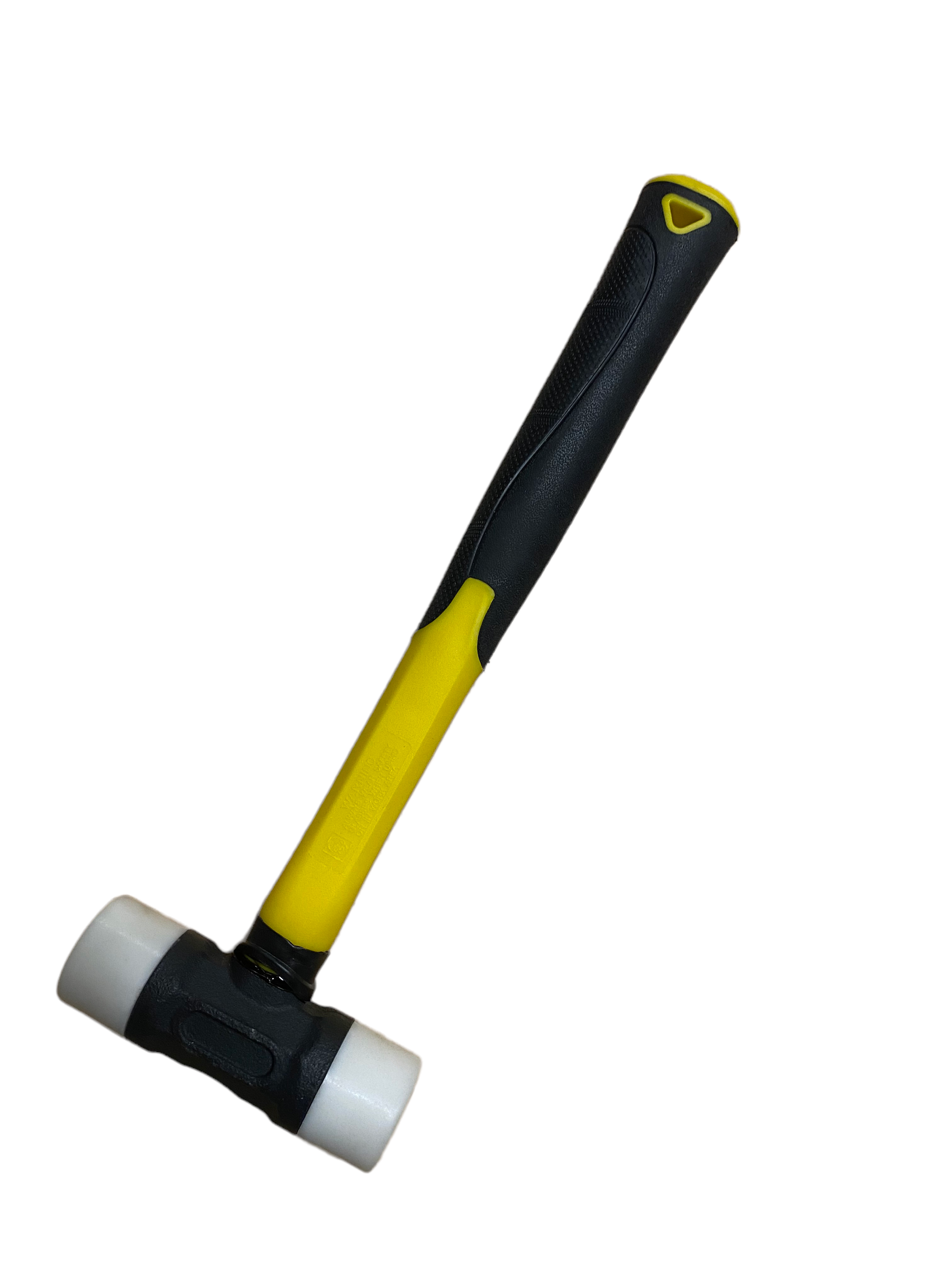 Hammer with hard plastic tips