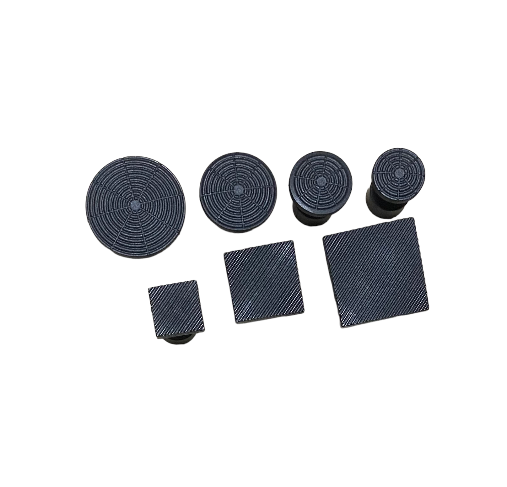 Round and square glue tabs 7pc set