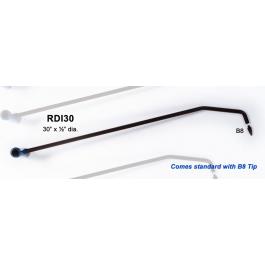 RDI30 30&quot; Double Bend Interchangeable Tip Rod - Euro Dent Tools